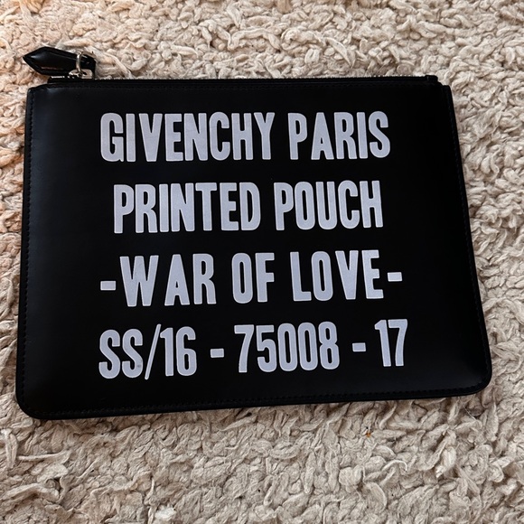 Givenchy Black and White War of Love Pouch - Picture 3 of 6